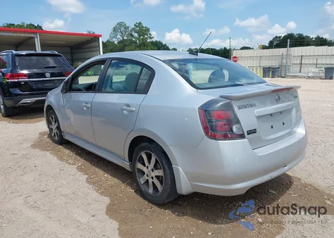 2012 Nissan Sentra 2.0 Sr from USA, damaged, VIN 3N1AB6AP5CL755555